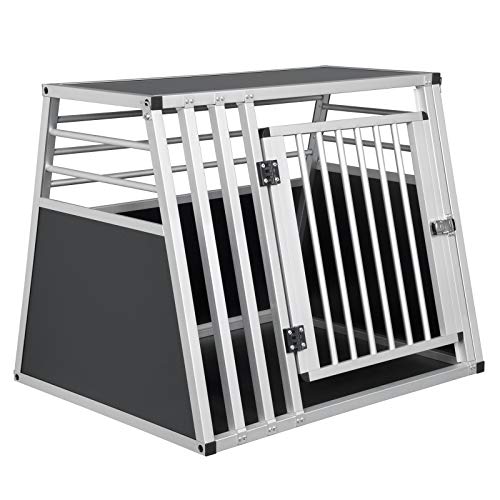 Caisse de transport pour chien en aluminium EUGAD : caisse de